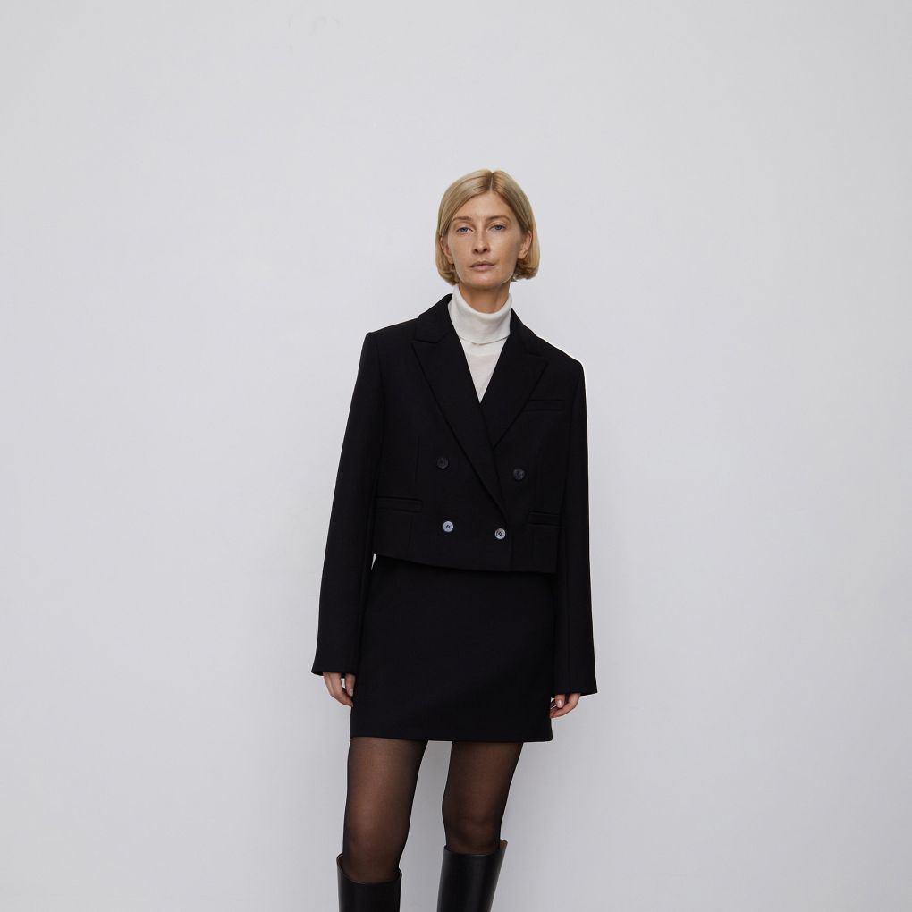 Юбка мини из шерсти 12 STOREEZ, Черный
Юбка мини из шерсти 12 STOREEZ, Черный