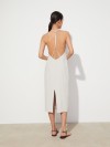 Платье-комбинация с открытой спиной