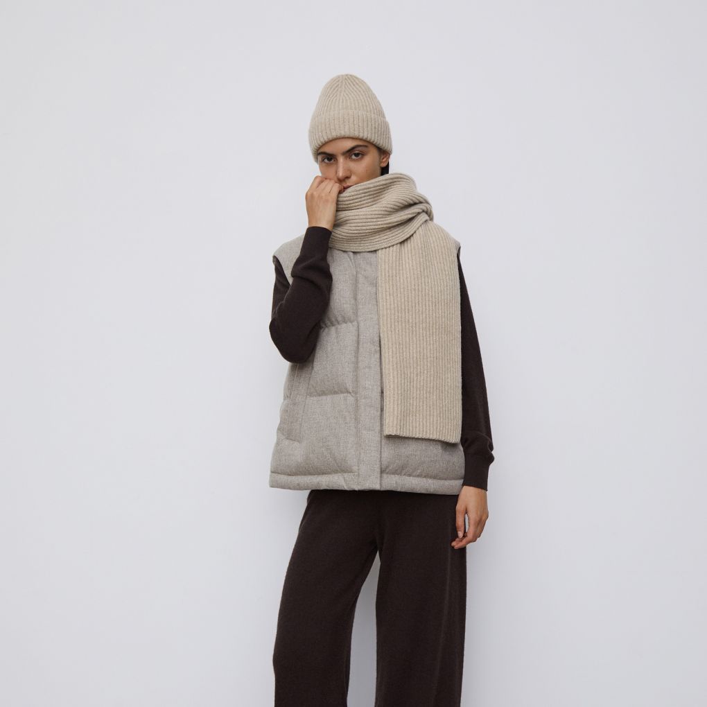 

Шарф из кашемира 12 STOREEZ, Кофе с молоком