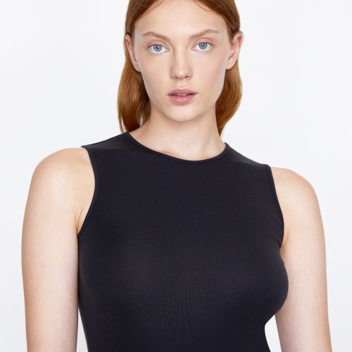 

Топ из лиоцелла и шерсти 12 STOREEZ, Черный