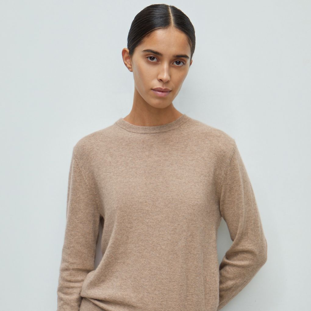 

Джемпер Simplicity из шерсти и кашемира 12 STOREEZ, Кофе с молоком