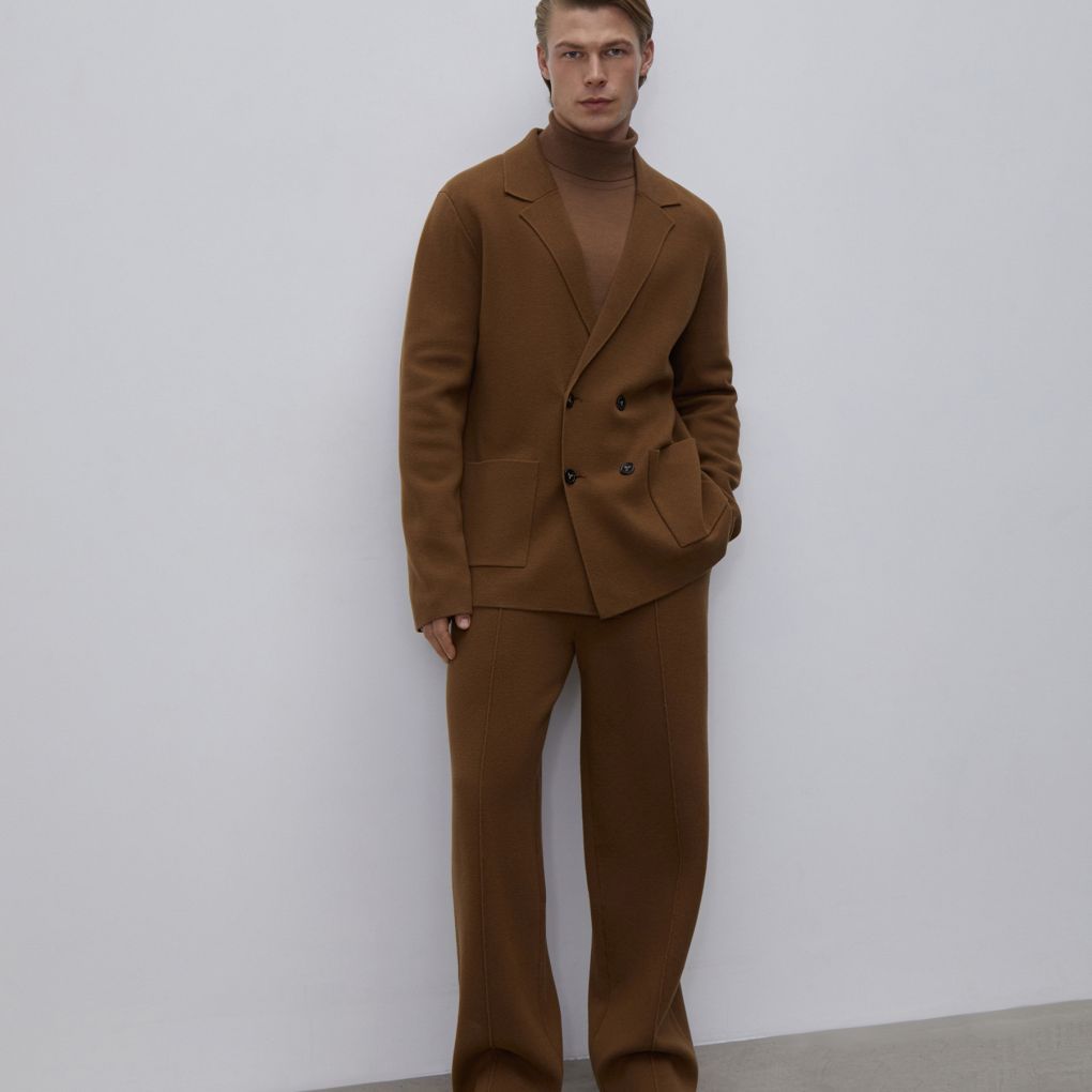 

Брюки Knit 12 STOREEZ, Карамельный