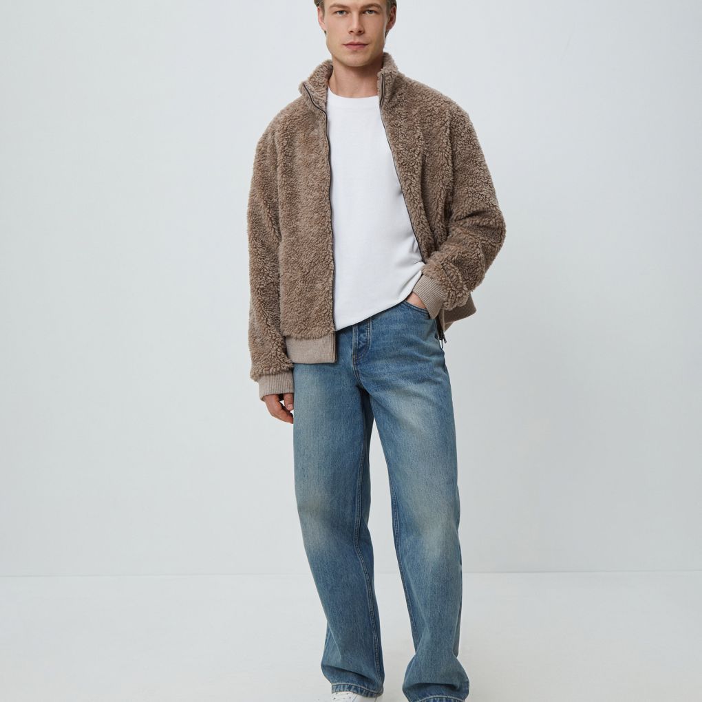 

Бомбер Teddy 12 STOREEZ, Кофейный