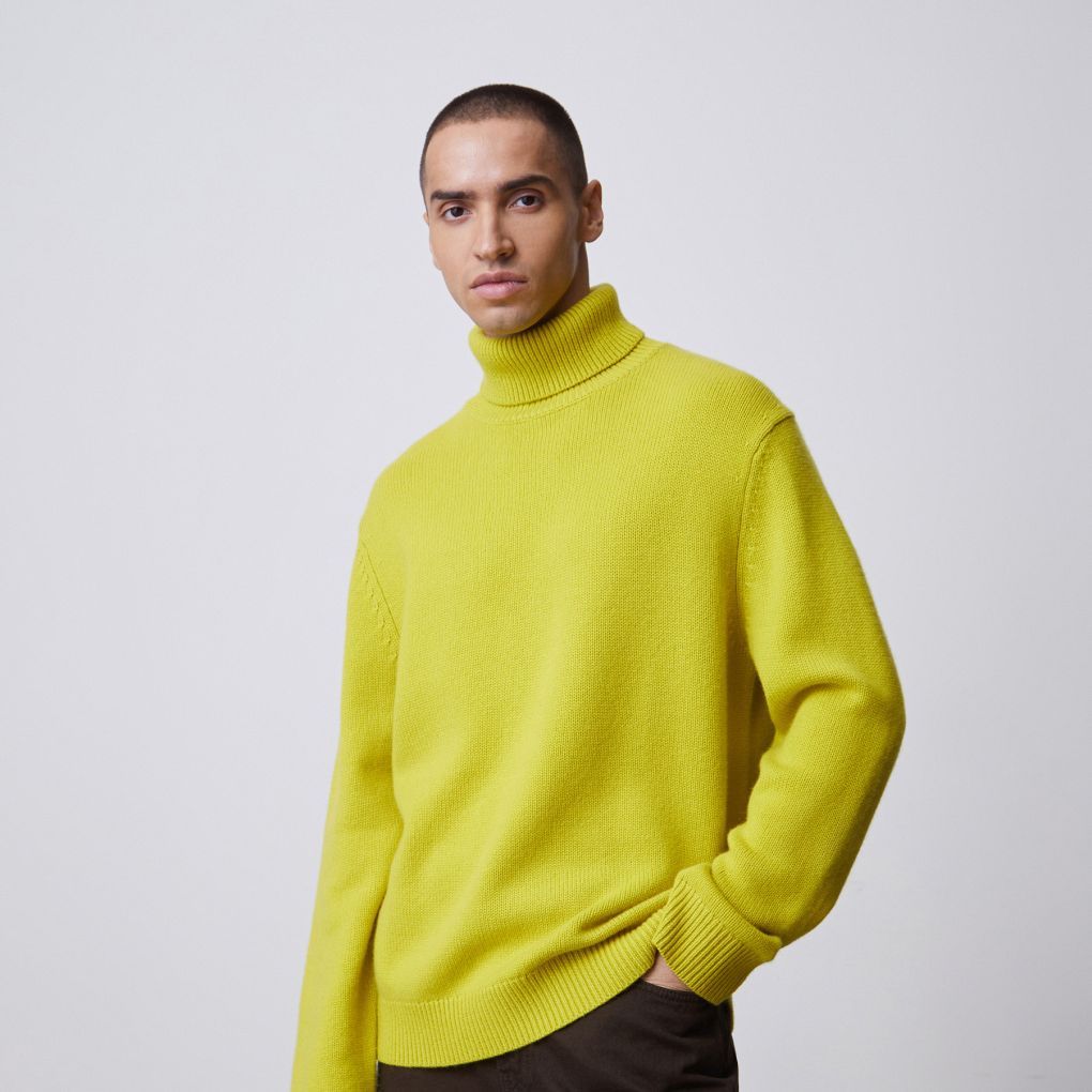 

Свитер Balance из кашемира и шерсти 12 STOREEZ, Лайм