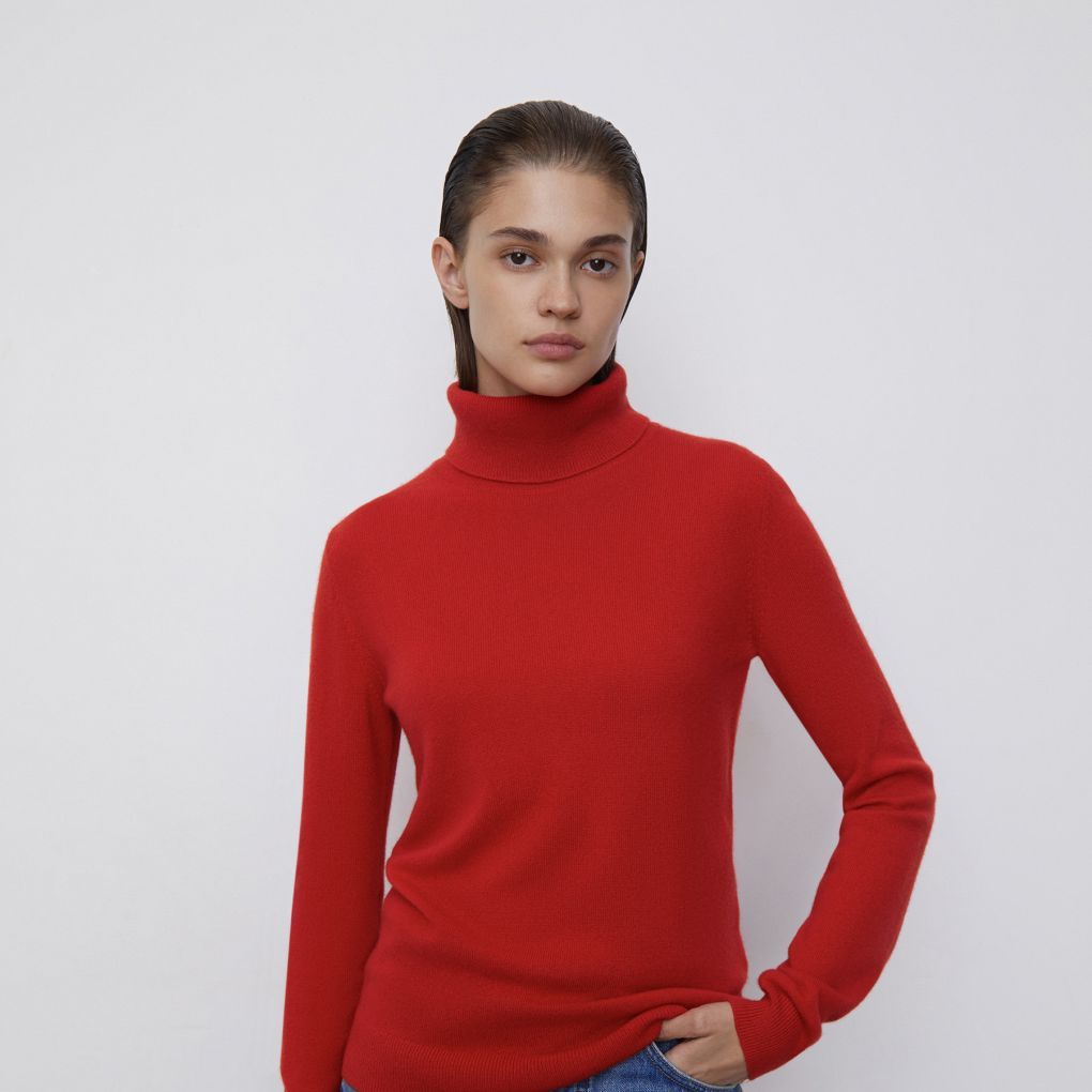 

Водолазка из кашемира 12 STOREEZ, Красный