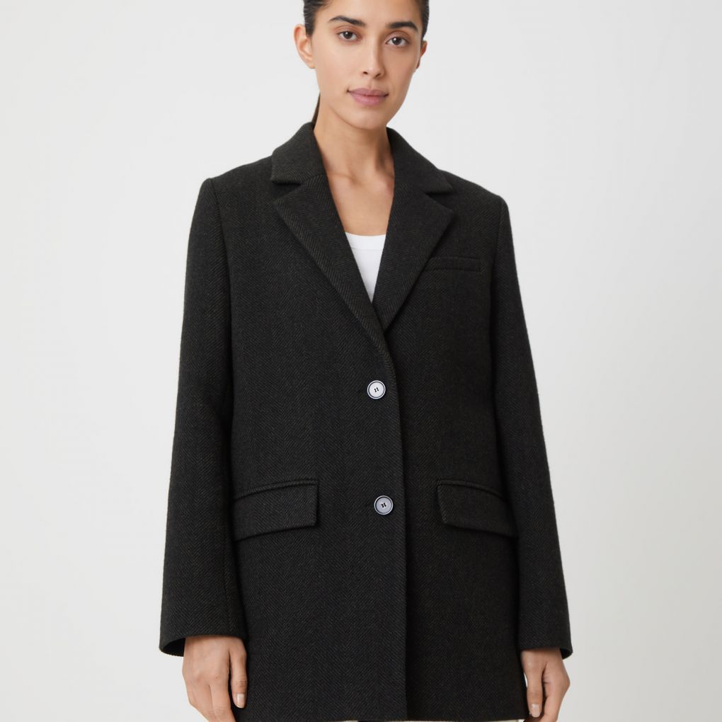 Пальто-пиджак из шерсти Angelico 12 STOREEZ