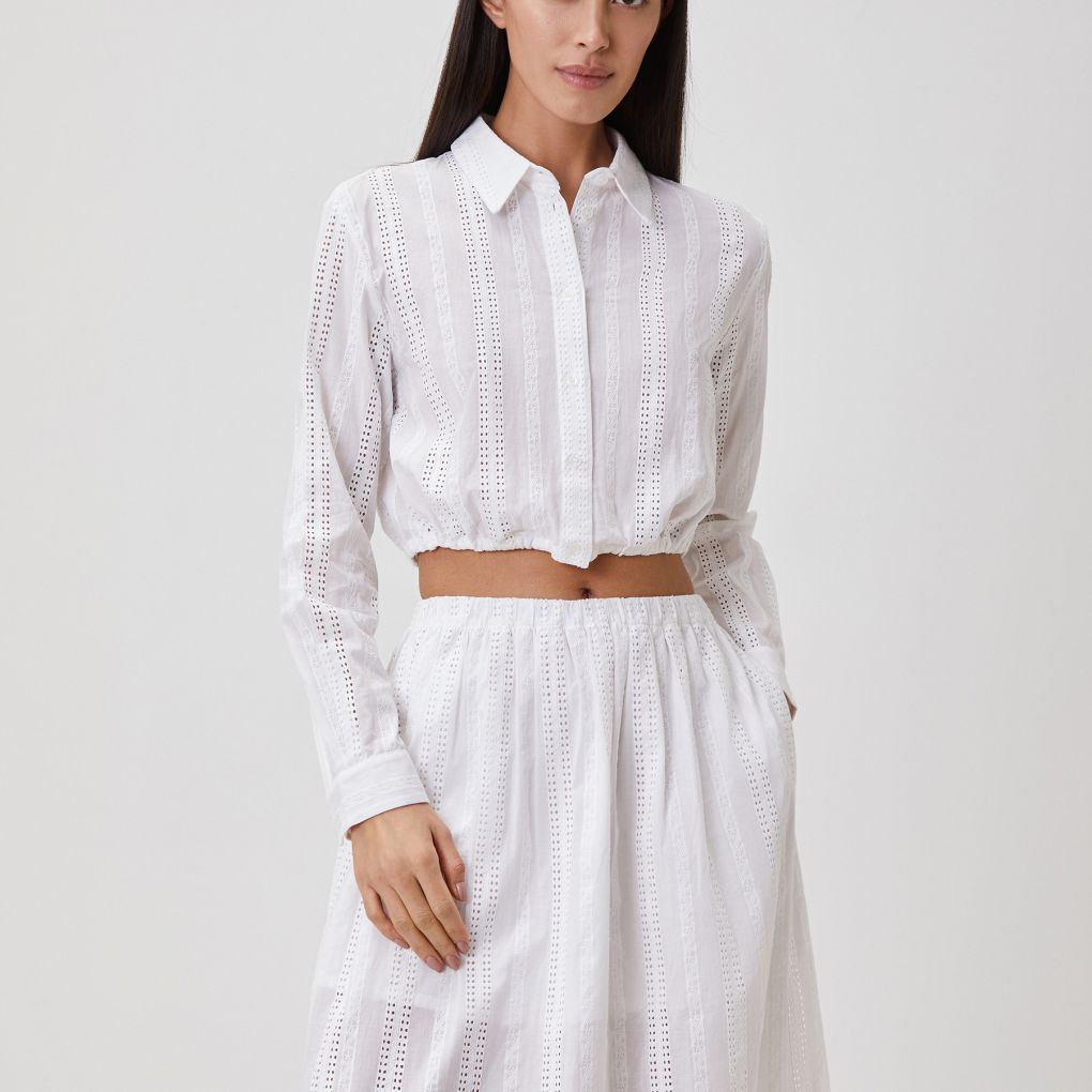 

Рубашка Summer Day & Night из шитья 12 STOREEZ, Белый