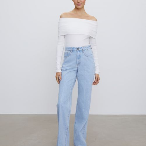 

Джинсы Wide Leg 413, Джинсовый светло-голубой