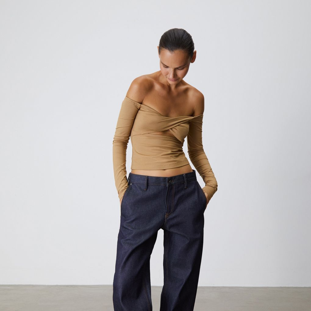 

Топ Off-Shoulder 12 STOREEZ, Бежевый