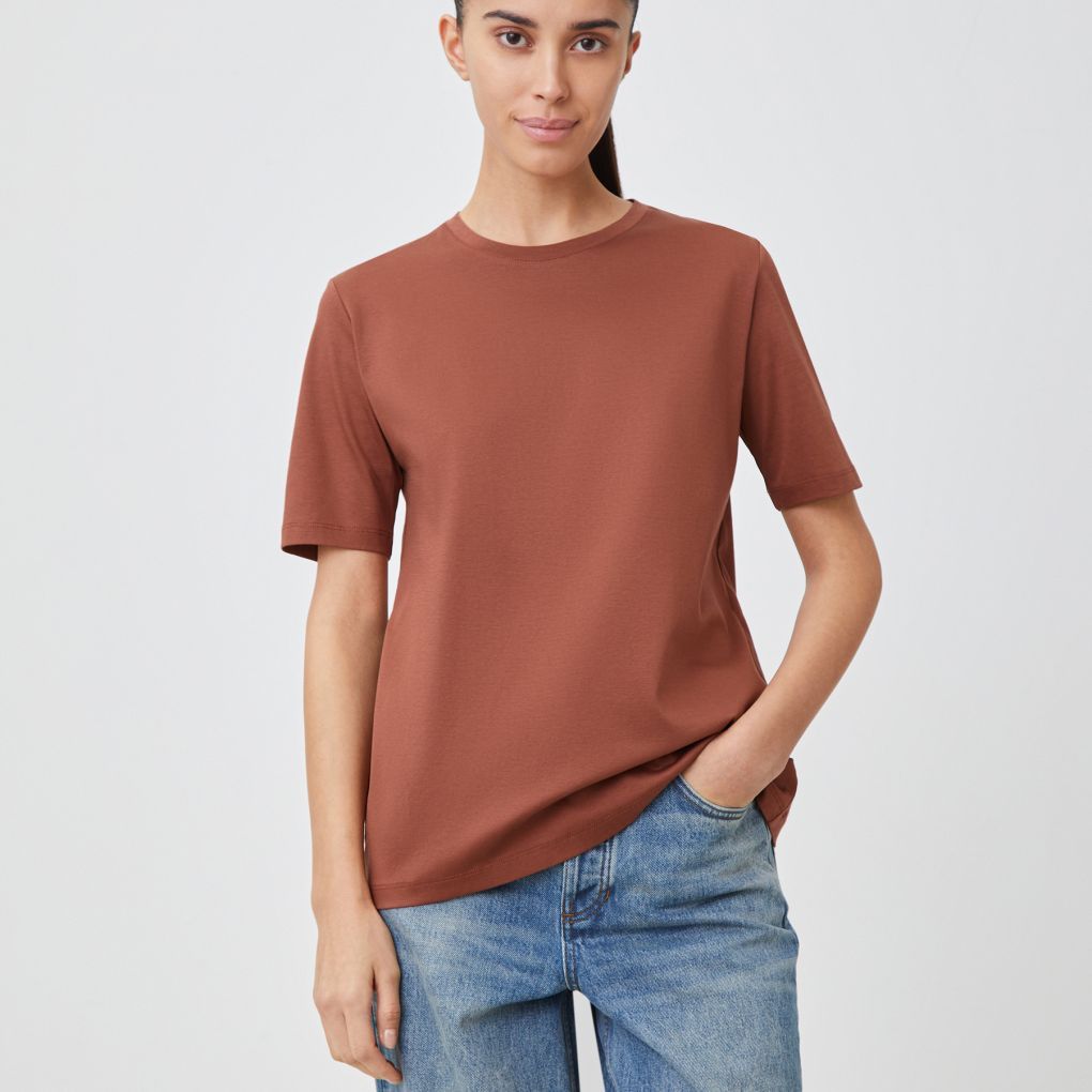 

Футболка Slim 12 STOREEZ, Терракотовый