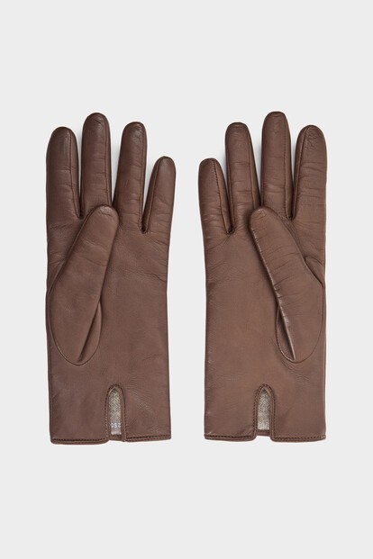 Перчатки из кожи