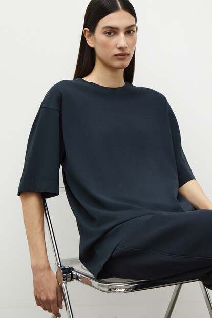 Футболка Oversized с эффектами варки