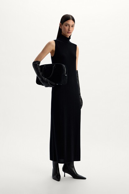 Платье из шерсти и кашемира