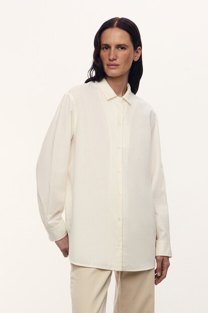 Рубашка Ines из хлопка и шерсти мериноса