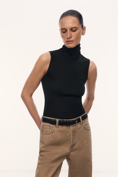 Водолазка Nicole из шелка и хлопка