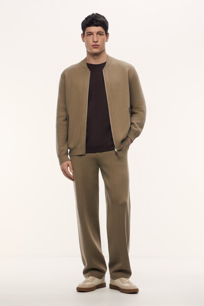 Брюки Casual Friday из шерсти и хлопка