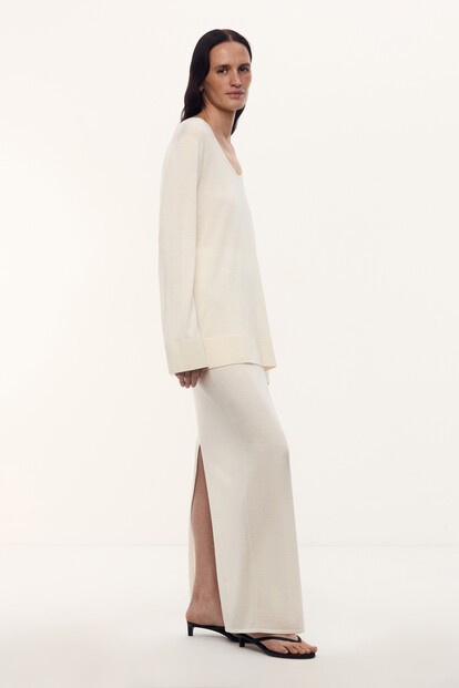 Юбка Camelia из шерсти и шелка