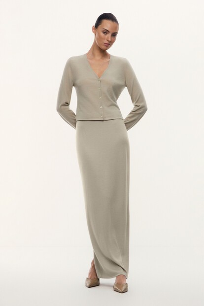 Юбка Camelia из шерсти и шелка