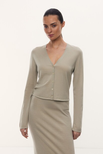 Кардиган Camelia из шерсти и шелка