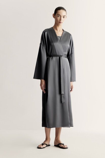 Халат из шелка Mulberry