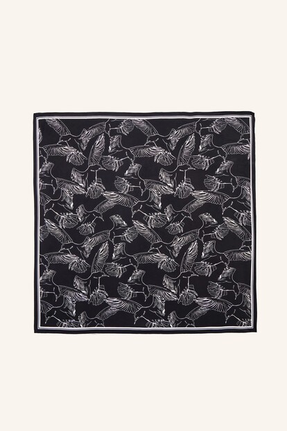 Платок Birds of a Feather из шелка Mulberry