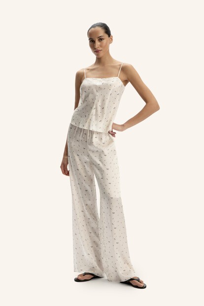 Брюки Home из шелка Mulberry