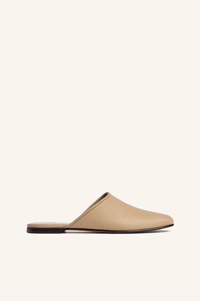 Мюли из кожи