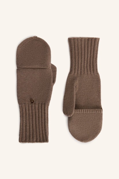 Варежки из шерсти и кашемира