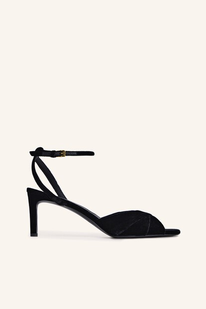 Босоножки Twist из бархата