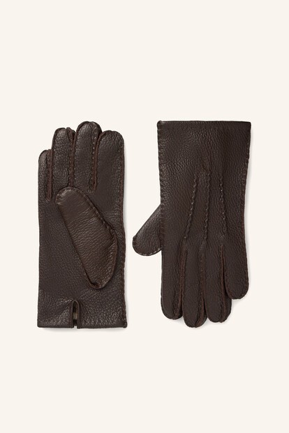 Перчатки из оленьей кожи