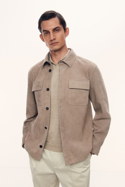 Куртка-рубашка Texas из замши