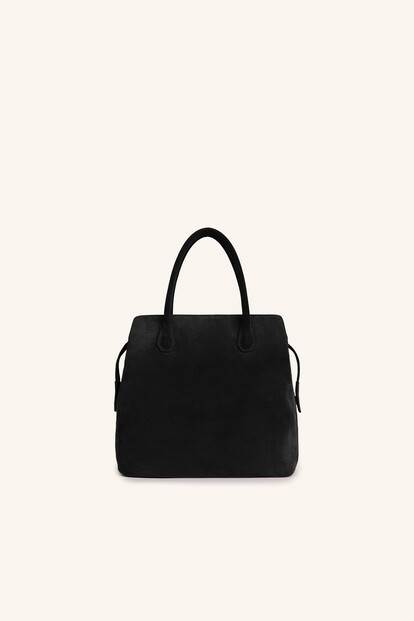 Сумка Trapeze миди из итальянской замши