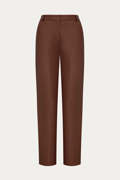 Брюки Sleek из кожи