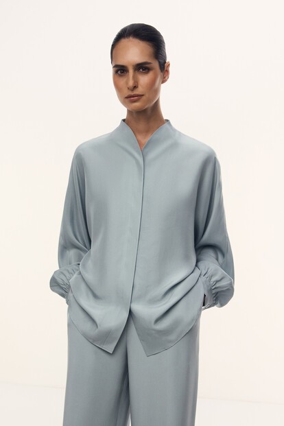 Блузка Alice Blue из шелка