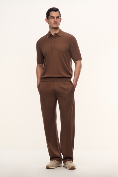 Брюки Lumen из шелка и хлопка