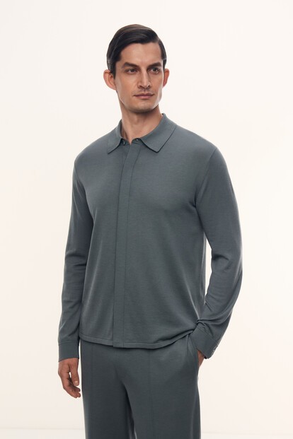 Рубашка Lumen из шелка и хлопка