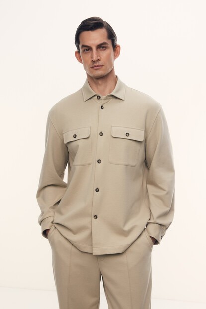 Рубашка David из трикотажа