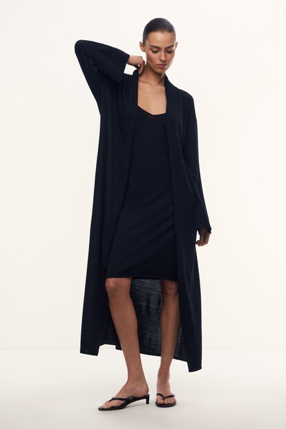 Платье Rosie из шерсти и шелка