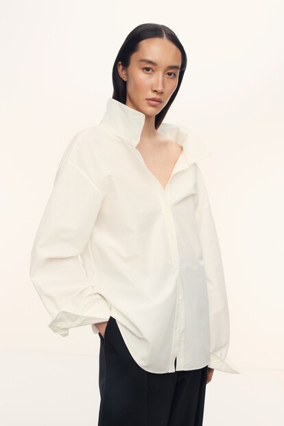 Рубашка Simone из хлопка и шелка