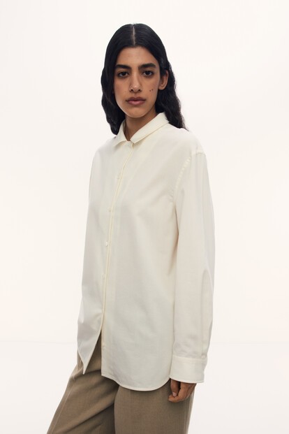 Рубашка Ines из хлопка и шерсти мериноса