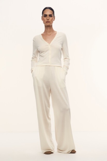 Брюки Camelia из шерсти и шелка