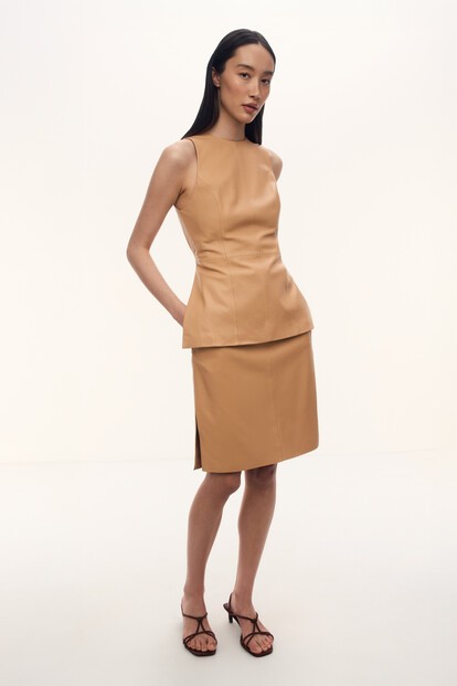 Юбка Tyla из кожи