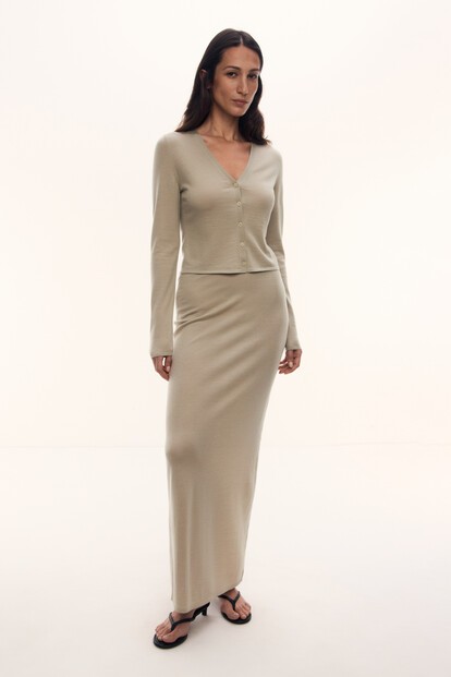 Юбка Camelia из шерсти и шелка