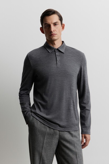 Поло из шерсти мериноса