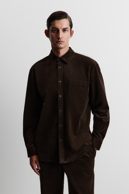 Рубашка из французского вельвета