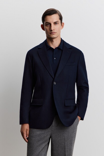 Пиджак из мягкой шерсти