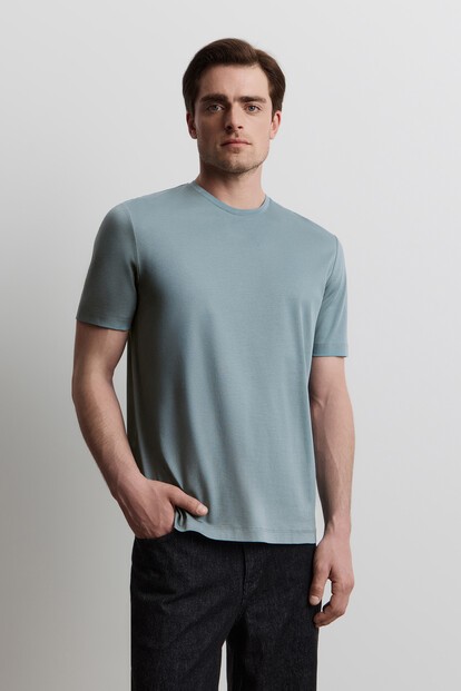 Футболка из мерсеризованного хлопка
