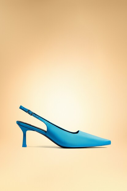 Туфли Slingback из шелка