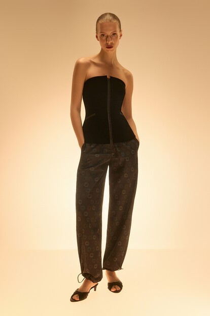 Брюки из тафты