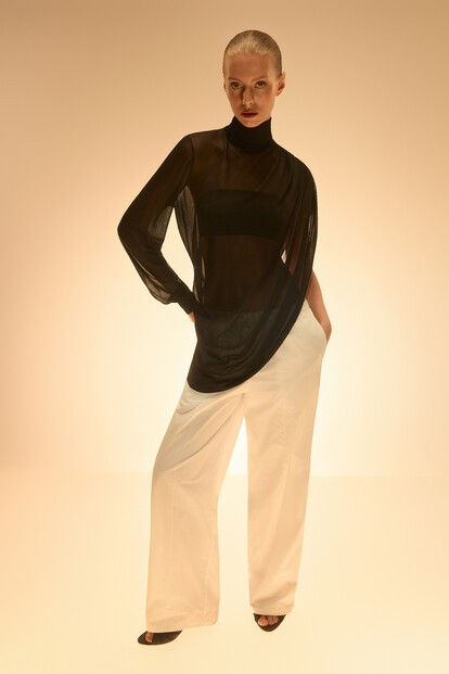 Брюки из тафты